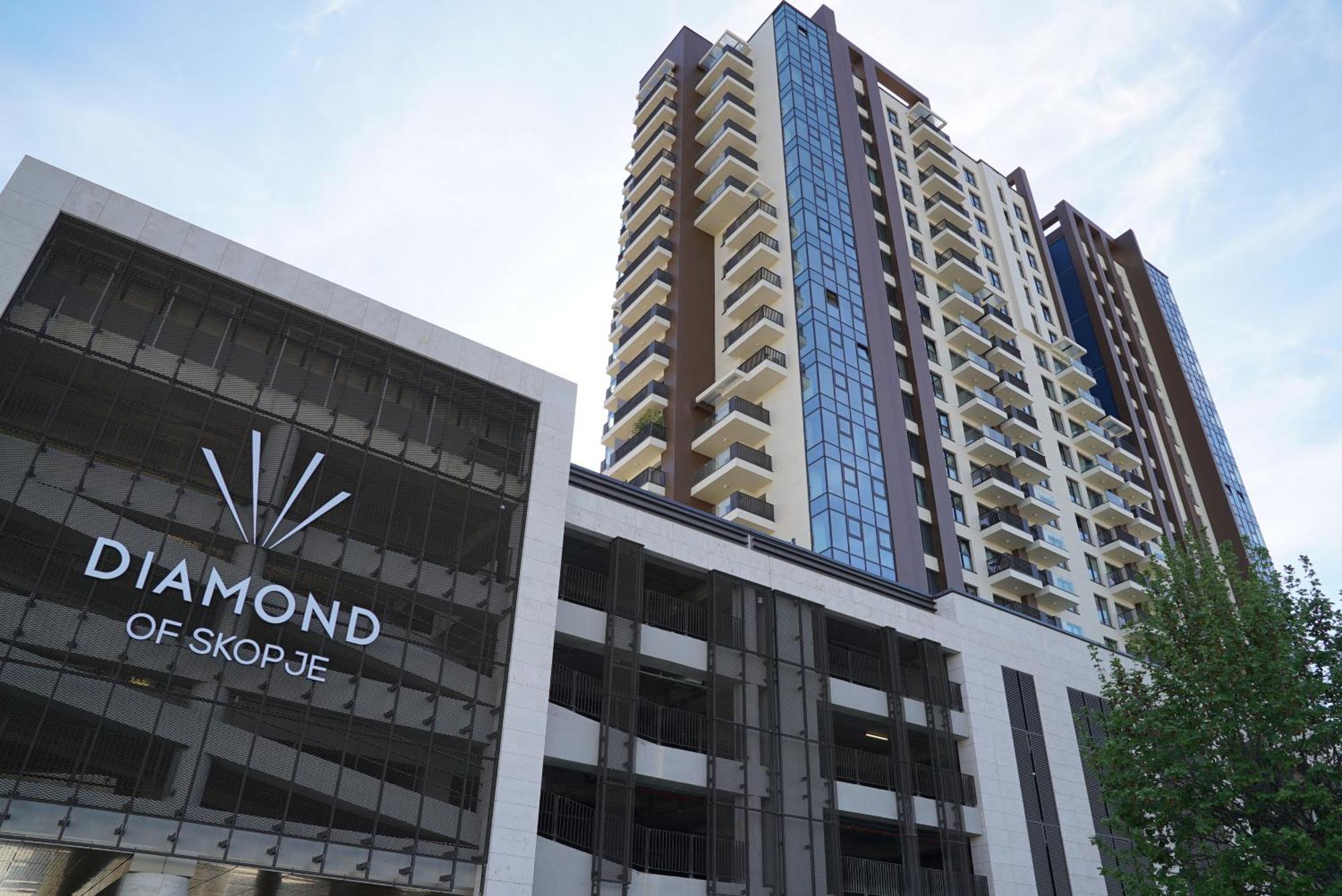 Diamond 72 Apartment , Skopje City - Center, Diamond Residences, Free Parking Bagian luar foto